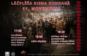 11. novembrī plkst. 18.00 Lāčplēša dienas lāpu gājiens