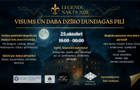 25. oktobrī no plkst. 19.00-00.00 Leģendu nakts Dundagas pilī!