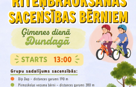Ģimenes dienas ietvaros 16. maijā notiks riteņbraukšanas sacensības!